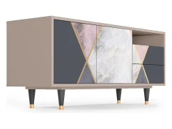 Móvel De Tv* Mueble de TV - 125х56х41 cm - T7 - Ideal Harmony, Latte Bege