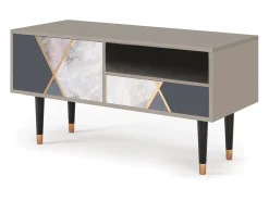 New Mueble de TV - 115х59х48 cm - T3 - Ideal Harmony, Areia Creme