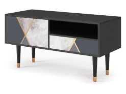 Móvel De Tv| Mueble de TV - 115х59х48 cm - T3 - Ideal Harmony, Antracite Cinza antracite