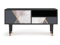 Móvel De Tv| Mueble de TV - 115х59х48 cm - T3 - Ideal Harmony, Antracite Cinza antracite