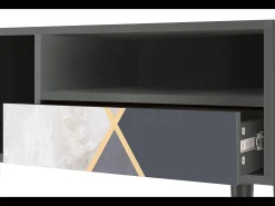 Móvel De Tv| Mueble de TV - 115х59х48 cm - T3 - Ideal Harmony, Antracite Cinza antracite