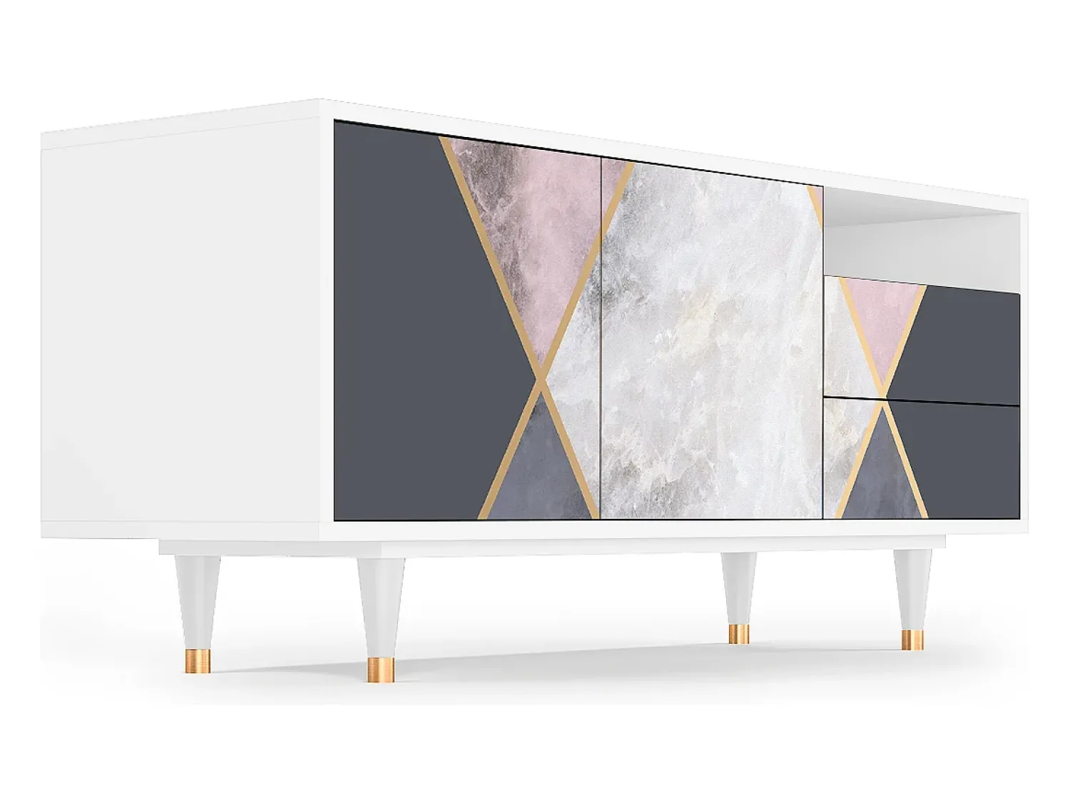 Mueble de TV - 125х56х41 cm - T7 - Ideal Harmony,^ Móvel De Tv