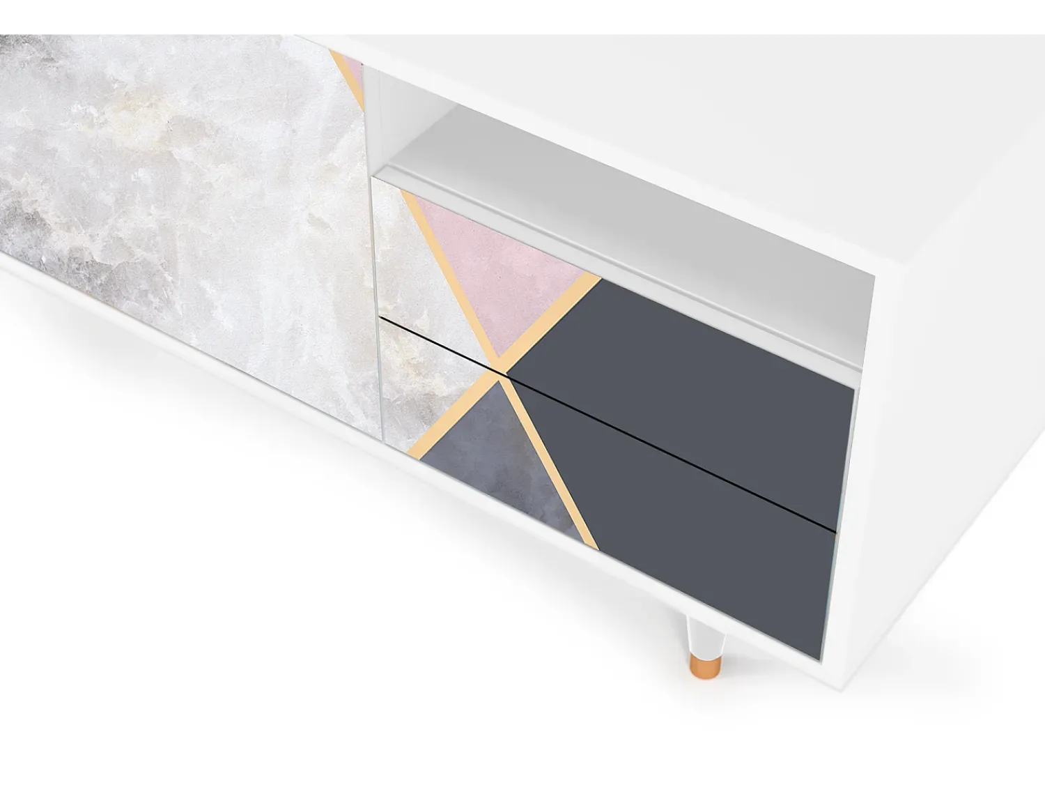 Mueble de TV - 125х56х41 cm - T7 - Ideal Harmony,^ Móvel De Tv