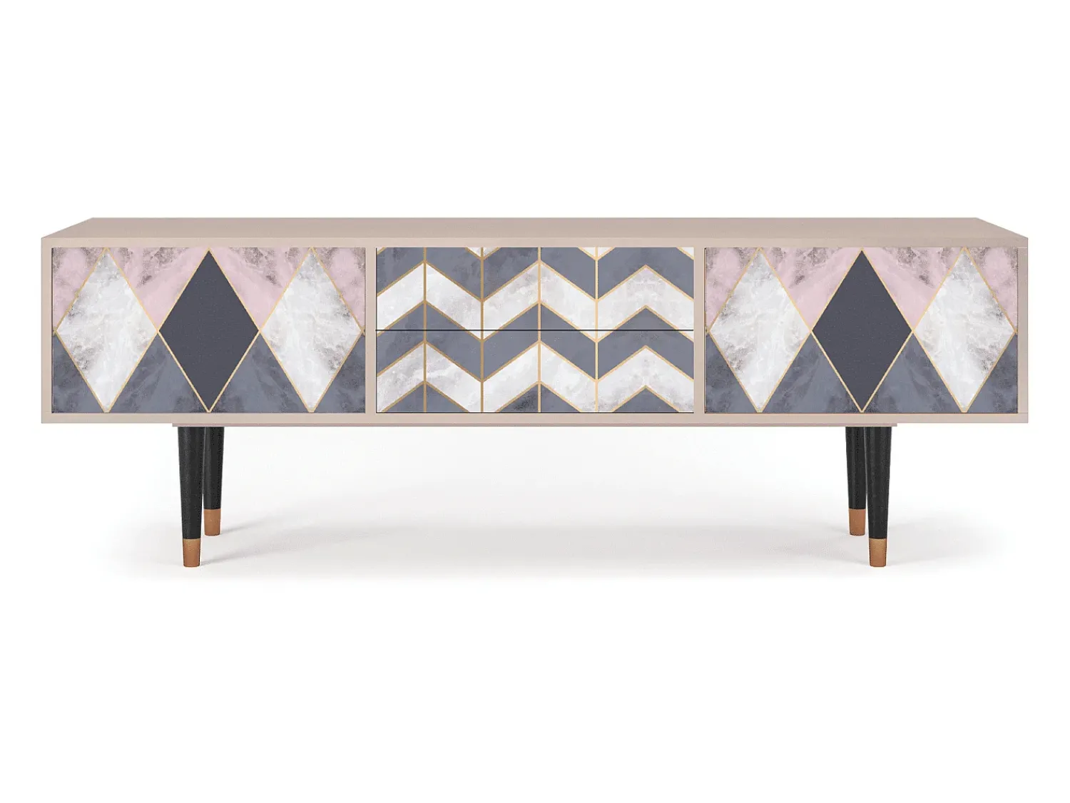 Mueble de TV - 170х59х48 cm - T4 - Ideal Harmony, Latte^ Móvel De Tv
