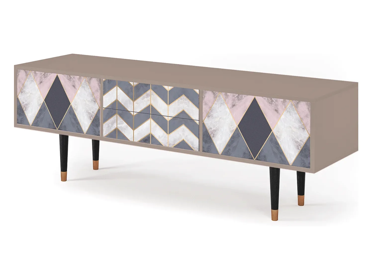 Mueble de TV - 170х59х48 cm - T4 - Ideal Harmony, Latte^ Móvel De Tv