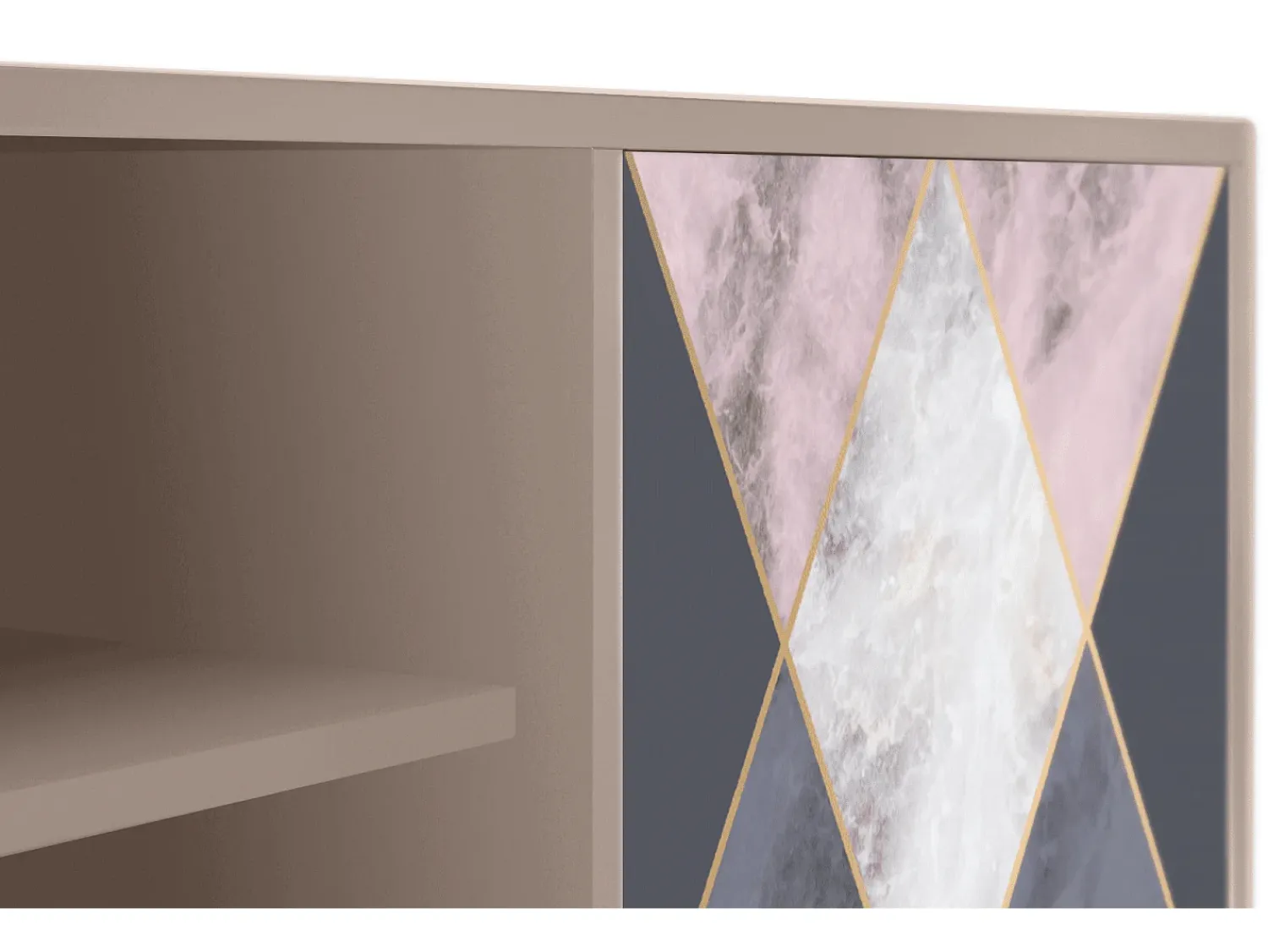 Mueble de TV - 170х69х48 cm - T2 - Ideal Harmony, Latte^ Móvel De Tv