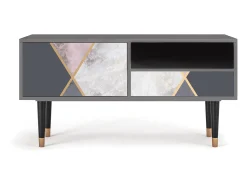 Mueble de TV - 115х59х48 cm - T3 - Ideal Harmony, Cinza Cinzento