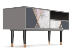 Mueble de TV - 115х59х48 cm - T3 - Ideal Harmony, Cinza Cinzento