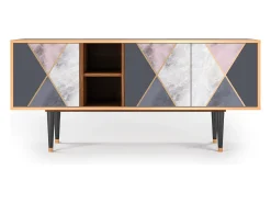 Móvel De Tv| Mueble de TV - 150х69х41 cm - T5 - Ideal Harmony, Nogueira Castanho