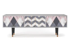 Móvel De Tv| Mueble de TV - 170х59х48 cm - T4 - Ideal Harmony, Cinza Cinzento