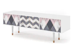 Discount Mueble de TV - 170х59х48 cm - T4 - Ideal Harmony, Branco