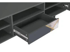 New Mueble de TV - 170х59х41 cm - T6 - Ideal Harmony, Antracite Cinza antracite