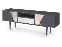 New Mueble de TV - 170х59х41 cm - T6 - Ideal Harmony, Antracite Cinza antracite