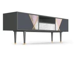 New Mueble de TV - 170х59х41 cm - T6 - Ideal Harmony, Antracite Cinza antracite