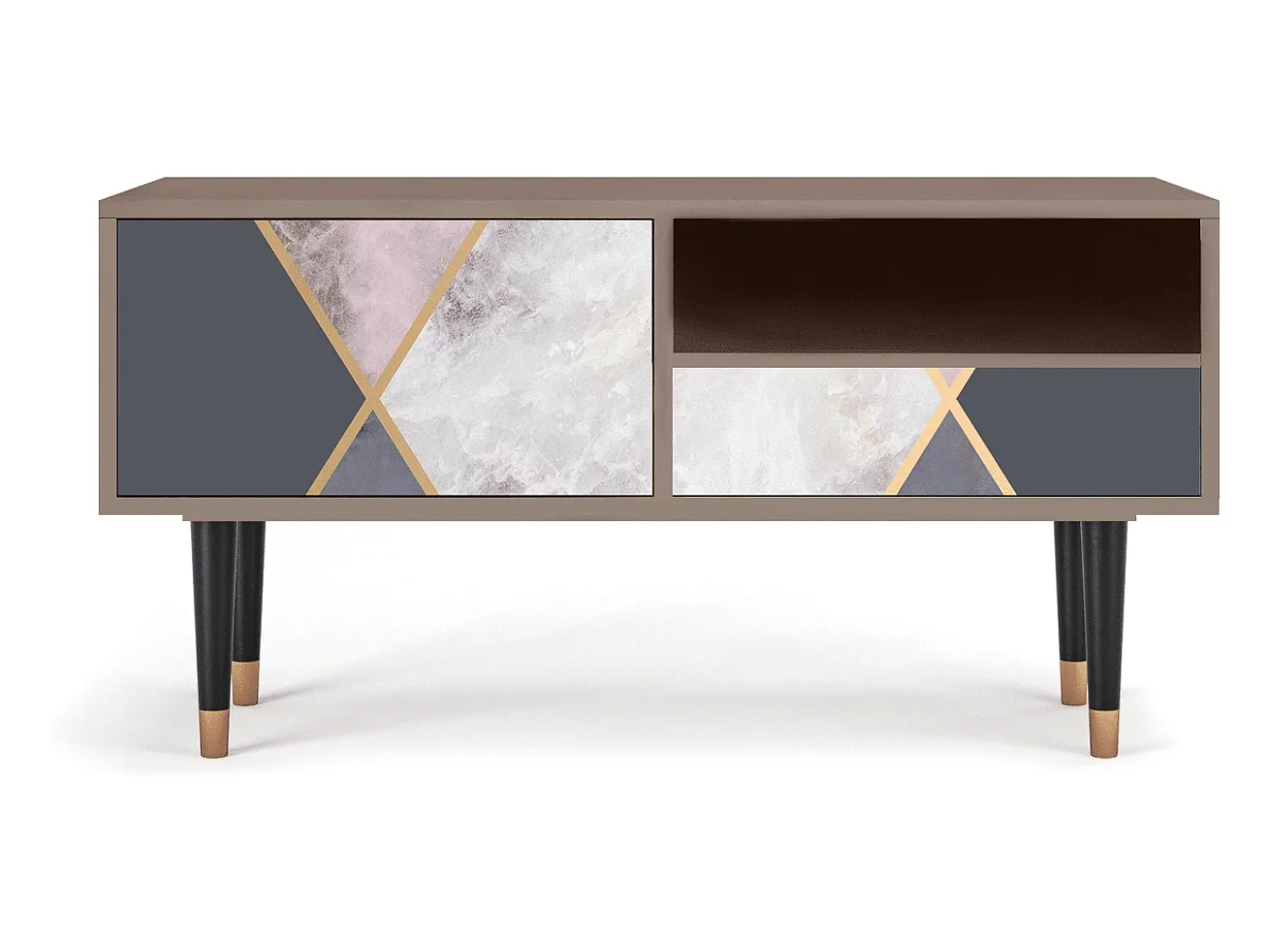 Móvel De Tv* Mueble de TV - 115х59х48 cm - T3 - Ideal Harmony, Latte Bege