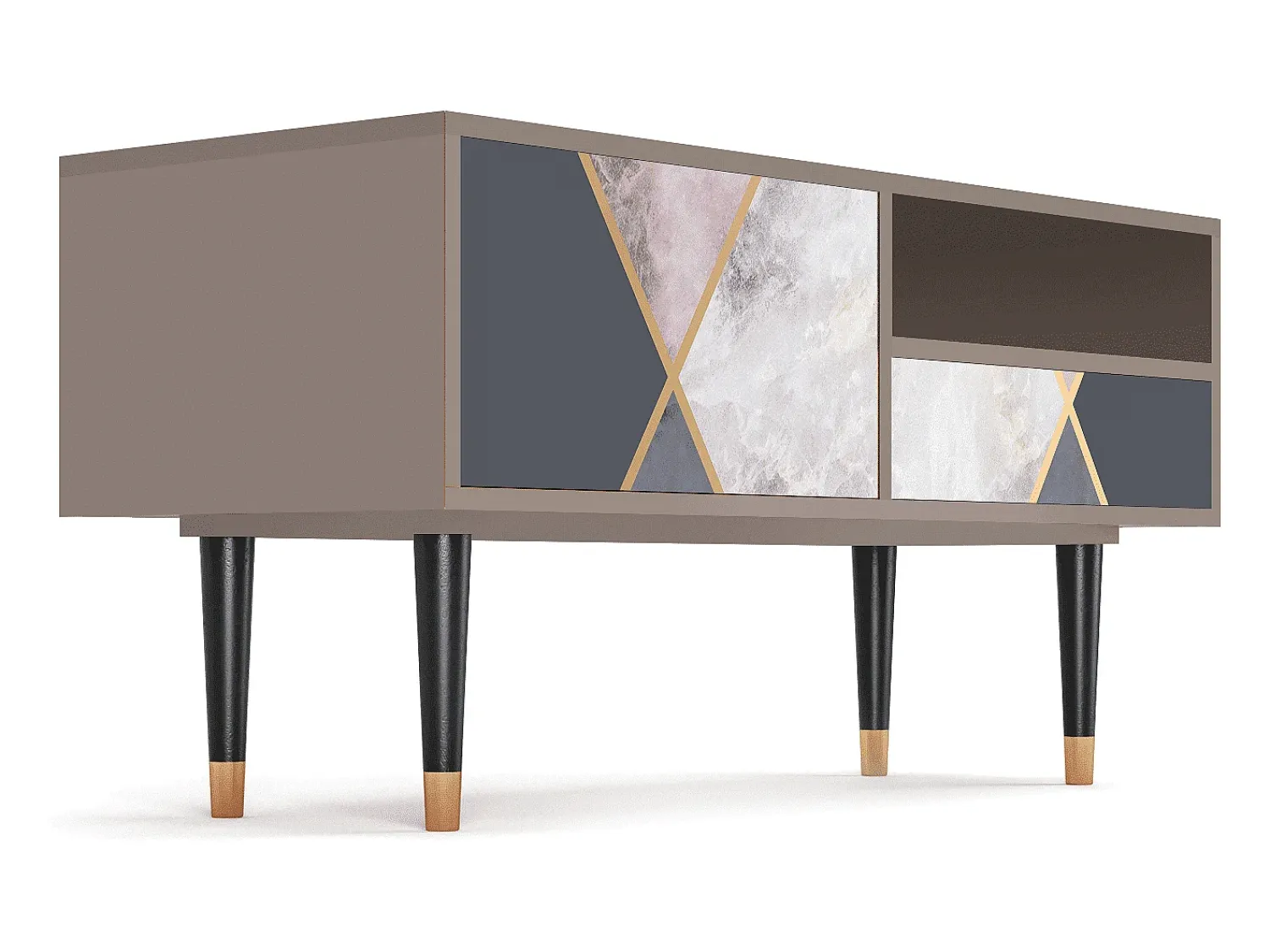 Móvel De Tv* Mueble de TV - 115х59х48 cm - T3 - Ideal Harmony, Latte Bege