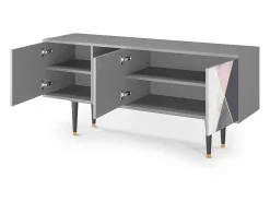 Mueble de TV - 150х69х41 cm - T5 - Ideal Harmony, Cinza^ Móvel De Tv