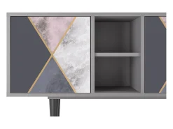 Mueble de TV - 150х69х41 cm - T5 - Ideal Harmony, Cinza^ Móvel De Tv