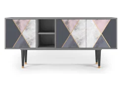 Mueble de TV - 150х69х41 cm - T5 - Ideal Harmony, Cinza^ Móvel De Tv