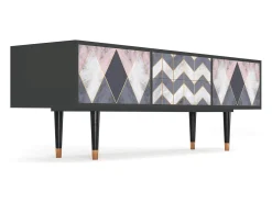 Móvel De Tv* Mueble de TV - 170х59х48 cm - T4 - Ideal Harmony, Antracite Cinza antracite