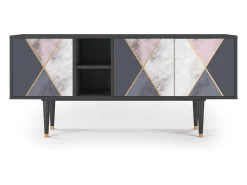 Móvel De Tv| Mueble de TV - 150х69х41 cm - T5 - Ideal Harmony, Antracite Cinza antracite