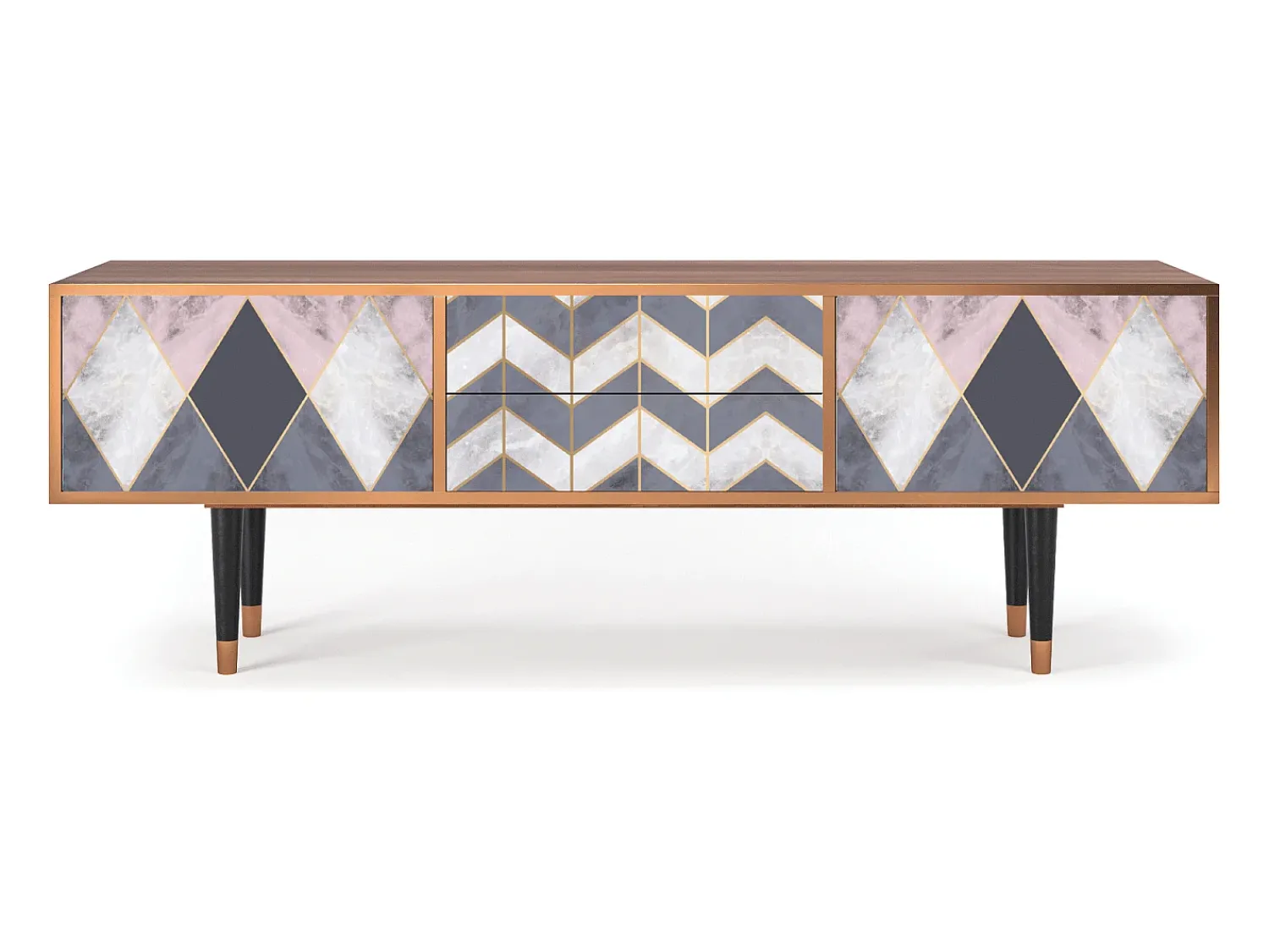 Mueble de TV - 170х59х48 cm - T4 - Ideal Harmony, Nogueira^ Móvel De Tv