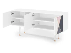 Mueble de TV - 150х69х41 cm - T5 - Ideal Harmony, Branco
