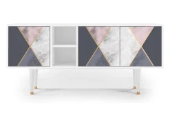 Mueble de TV - 150х69х41 cm - T5 - Ideal Harmony, Branco