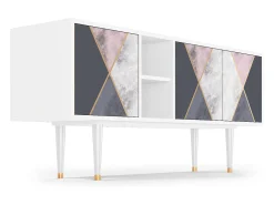 Mueble de TV - 150х69х41 cm - T5 - Ideal Harmony, Branco