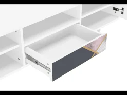 Móvel De Tv* Mueble de TV - 170х59х41 cm - T6 - Ideal Harmony, Branco