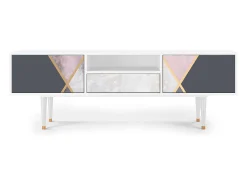 Móvel De Tv* Mueble de TV - 170х59х41 cm - T6 - Ideal Harmony, Branco