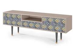 Online Mueble de TV - 170х59х41 cm - T6 - Illusory Pattern, Latte Bege