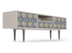 Mueble de TV - 170х59х41 cm - T6 - Illusory Pattern, Areia^ Móvel De Tv