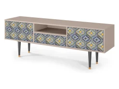 Mueble de TV - 170х59х41 cm - T6 - Illusory Pattern, Areia^ Móvel De Tv