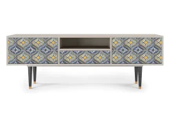 Mueble de TV - 170х59х41 cm - T6 - Illusory Pattern, Areia^ Móvel De Tv