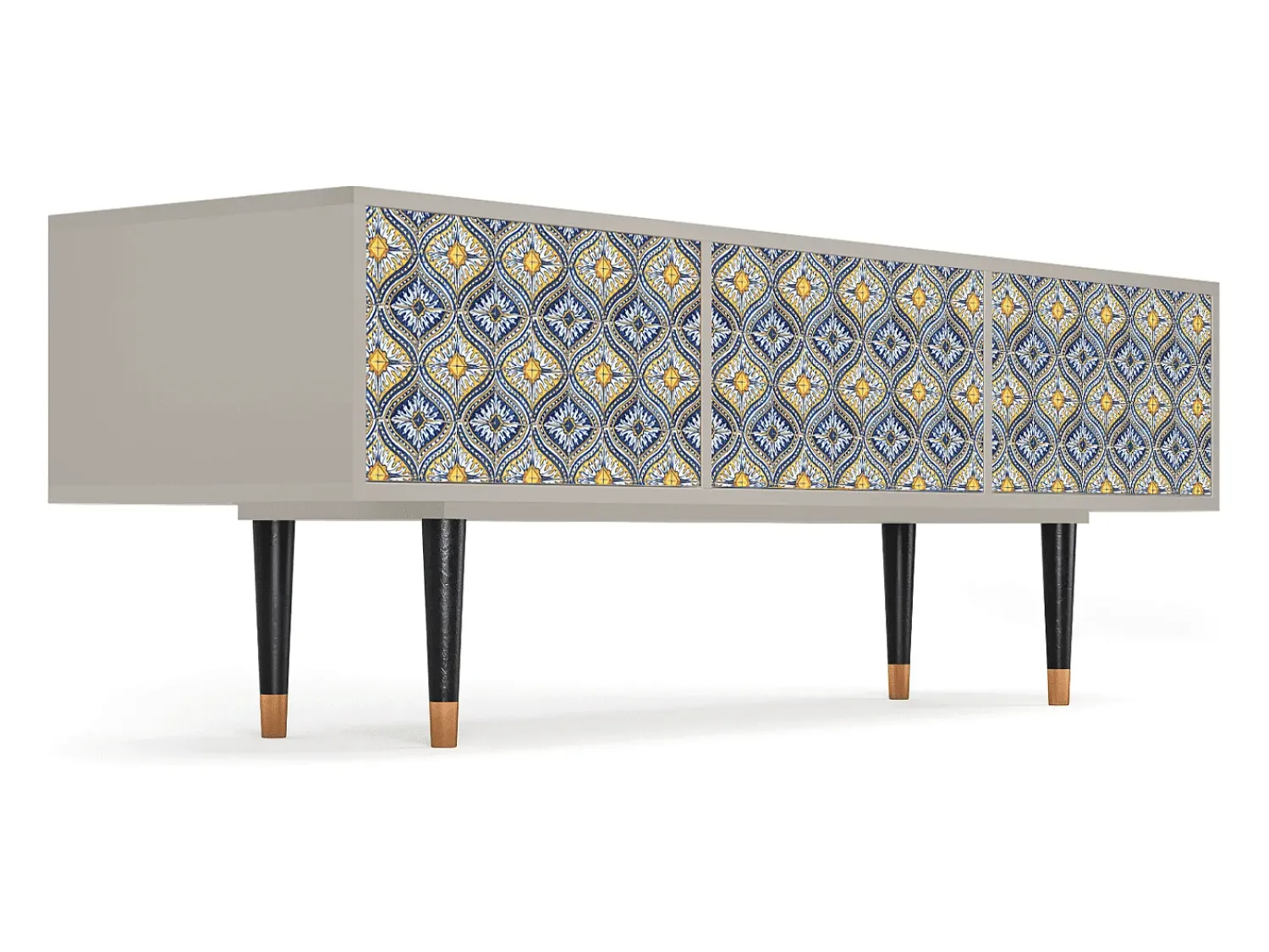 Mueble de TV - 170х59х48 cm - T4 - Illusory Pattern, Areia^ Móvel De Tv