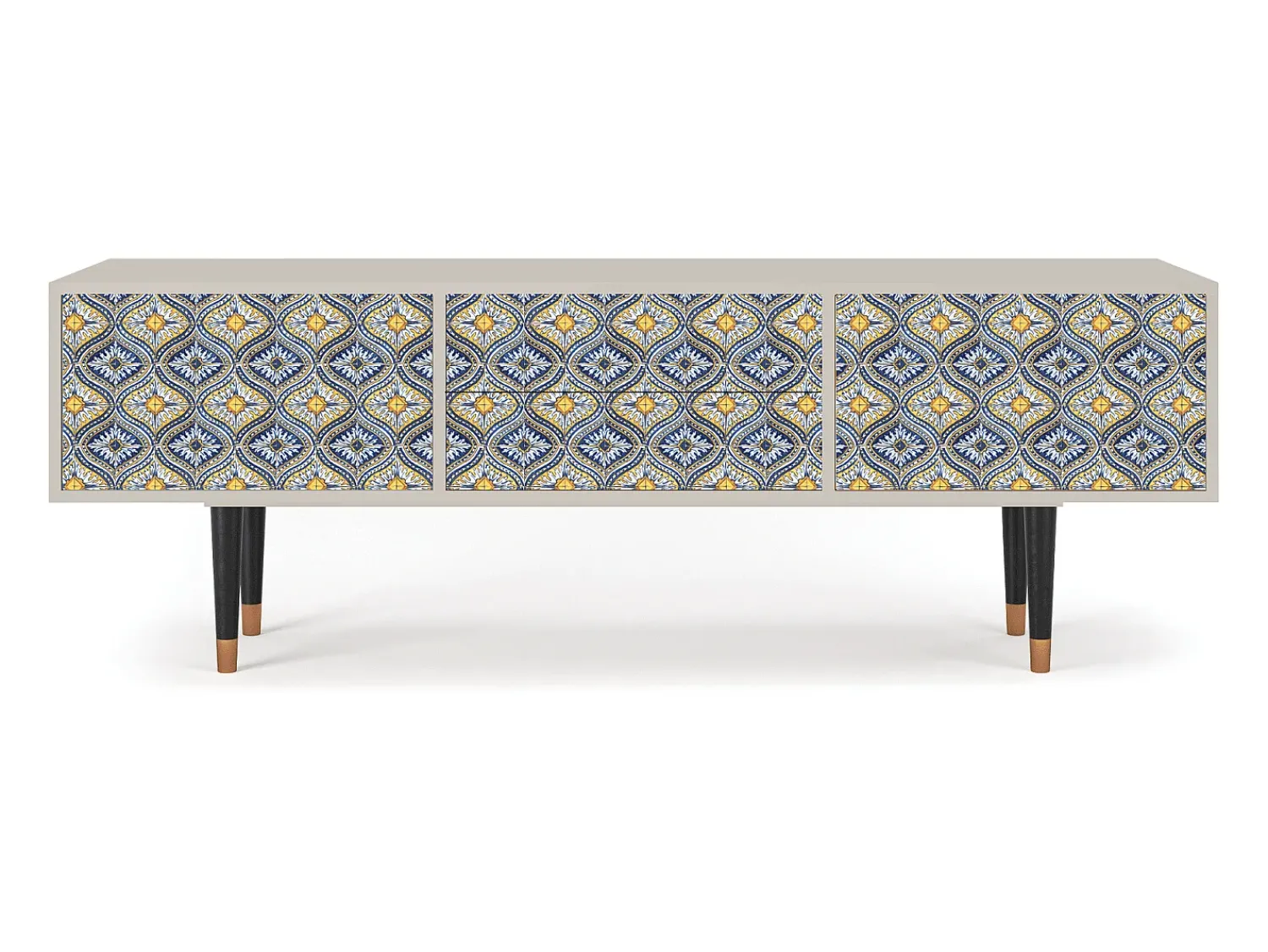 Mueble de TV - 170х59х48 cm - T4 - Illusory Pattern, Areia^ Móvel De Tv