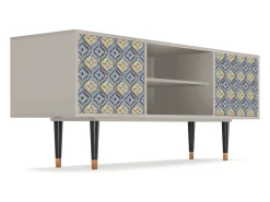 Móvel De Tv* Mueble de TV - 170х69х48 cm - T2 - Illusory Pattern, Areia Bege