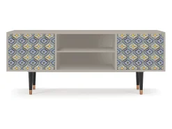 Móvel De Tv* Mueble de TV - 170х69х48 cm - T2 - Illusory Pattern, Areia Bege