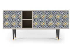 Móvel De Tv| Mueble de TV - 150х69х41 cm - T5 - Illusory Pattern, Areia Bege