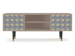 Best Mueble de TV - 170х69х48 cm - T2 - Illusory Pattern, Latte Bege