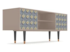 Best Mueble de TV - 170х69х48 cm - T2 - Illusory Pattern, Latte Bege