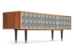 Outlet Mueble de TV - 170х59х48 cm - T4 - Illusory Pattern, Nogueira Castanho