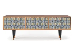 Outlet Mueble de TV - 170х59х48 cm - T4 - Illusory Pattern, Nogueira Castanho
