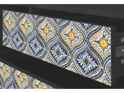 Clearance Mueble de TV - 170х59х48 cm - T4 - Illusory Pattern, Antracite Cinza antracite