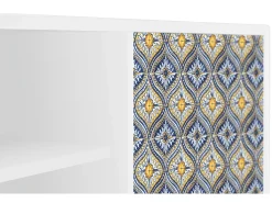 Outlet Mueble de TV - 170х69х48 cm - T2 - Illusory Pattern, Branco Bege