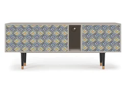 Móvel De Tv* Mueble de TV - 170х69х48 cm - T1 - Illusory Pattern, Areia Bege