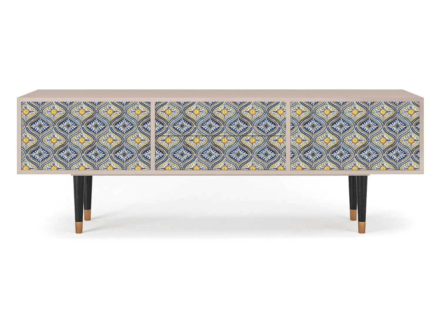 Mueble de TV - 170х59х48 cm - T4 - Illusory Pattern, Latte^ Móvel De Tv