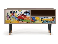 Móvel De Tv| Mueble de TV - 115х59х48 cm - T3 - Improvisation 26 , Latte Bege