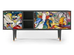 Discount Mueble de TV - 150х69х41 cm - T5 - Improvisation 26 , Antracite Cinza antracite